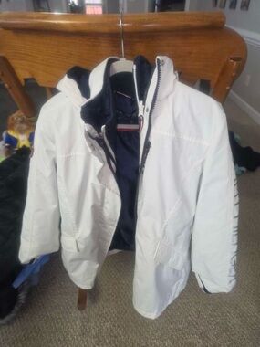 Women’s White Hooded Winter Jacket